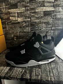 AIR Jordan 4 Black canvas - 2