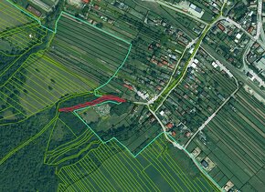 Raslavice - 1600 m2 Lesík priamo v obci – PREDAJ - 2