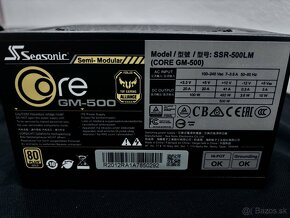 Zdroj CORE GM-500 80 Gold - 2