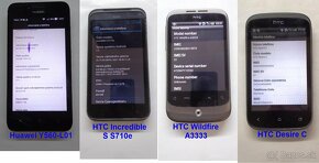 HUAWEI Y560 - HTC Incredible S S710e - A3333 - Desire C - 2