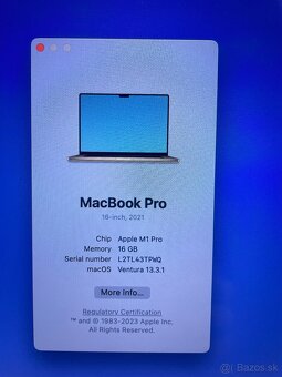 Macbook Pro 16 M1 Pro - 2