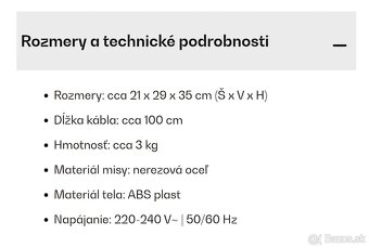 Predám kuchynský robot. - 2