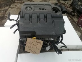 Motor 1,6 tdi 77 kW CLH comonreal - 2