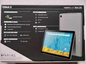 Predám 10" tablet Umax VisionBook 4G LTE. - 2