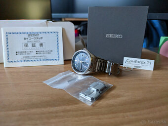 Seiko SBTM291, titánové, solárne, Japan made, ako nové - 2