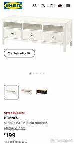 Ikea tv stolík Hemnes - 2