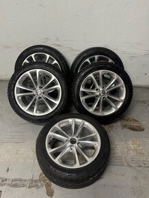 Volkswagen 5x112 r17 Sada kolies Zimné Pneu 235/45 r17 - 2