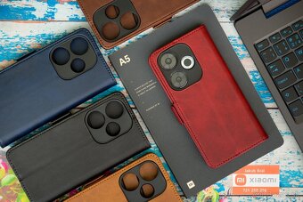 Zatváracie puzdro s bočným pásikom pre Xiaomi, Redmi a Poco - 2