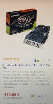 GIGABYTE GeForce GTX 1660OC 6G - 2