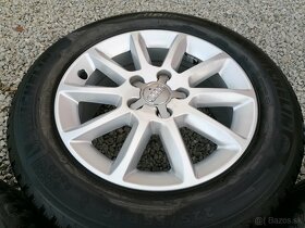 Alu sada = 5x112 = R16 = orig. AUDI = s pneu - 225/55 R16 - 2