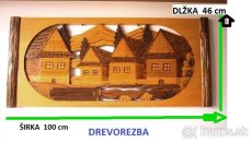 VYREZÁVANÝ DREVENNÝ OBRAZ - 2