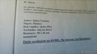 akcia len dnes János Vaszary 1000 euro... - 2