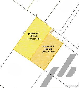 Predaj Stavebné pozemky - Trnové, Žilina (479 m2 a 519 m2) - 2