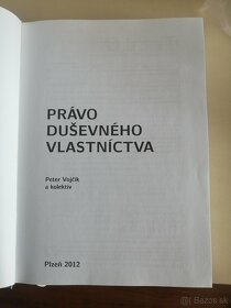 P. Vojcik - Pravo dusevneho vlastnictva 2012 - 2