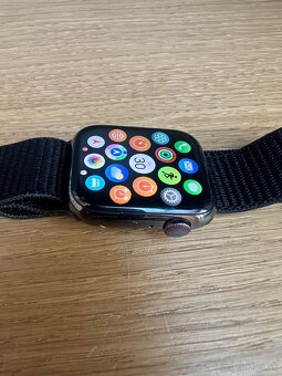 Predám apple WATCH 7 45mm, LTE, STAINLESS STEEL + ZAFIR - 2