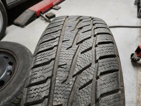 Plechové disky 4x98 + zimné pneu 195/65r15 - 2