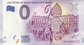 0 euro bankovka Fínsko 2018-1,2018-2 ,Francúzsko 2018-2. - 2