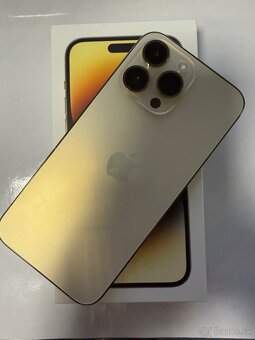 Predám iPhone 14Pro Max 512GB Gold - 2