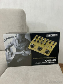 Boss VE-8 vokalizer s efektami pre akusticku gitaru + looper - 2