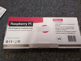 Klavesnica Raspberry Pi s malinovym USB kablom - 2