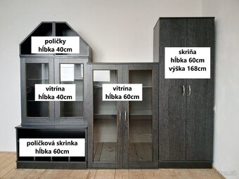 Vitrínky, skriňa, stôl - 2