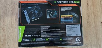 Predám novú gigabyte geforce GTX 1650 - 2