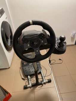 Logitech G920 + pedále + radiaca páka + stojan - 2