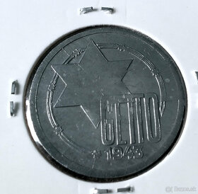 vzacnejsia minca  10 Mark 1943 - Polsko, geto Lodz - 2