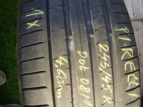 245/45R19,1kus,Pirelli-Pzero,letná. - 2