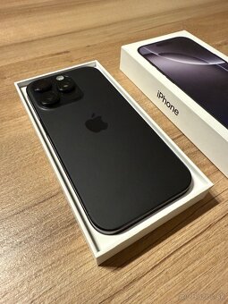 Apple iPhone 16 Pro 128GB Black Titanium, Top stav , záruka - 2