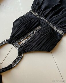 Damske spoločenské šaty, dlhé 39, čierne - 2
