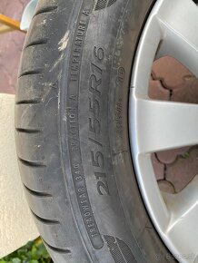 Volkswagen 4 x elektróny 215/55R16 - 2