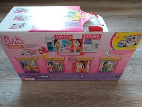 Nový Barbie set mobilná sanitka/klinika/ambulancia - 2