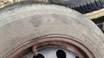 sada diskov 13x4.00 4x100 s pneu Toyo 155/70 R13 75T letné - 2