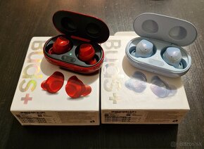 Samsung Galaxy Buds+ 2ks modrá & červená - 2