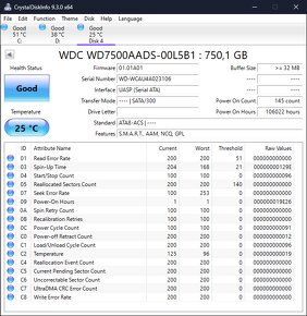 HDD WD Green 750GB - 2