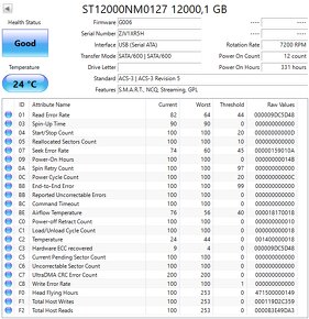 3,5" HDD Seagate Enterprise 12TB / IronWolf 10TB - 2