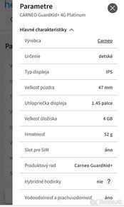 CARNEO GuardKid+ 4G Platinum noveee - 2