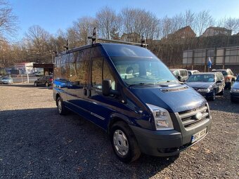 Ford Transit 350L 2.4TDCI 85kW 6-míst tažné DPH 1.maj ČR - 2