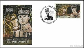 2019 set Stefanik Tahiti Polynezia 100 rokov tragickej smrti - 2