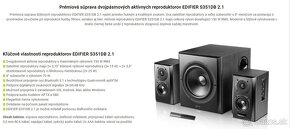 3 mesačné TV/PC 2.1 repro Edifier S351DB - záruka 21mesiacov - 2