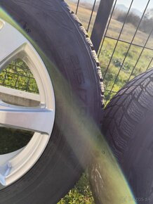 Predám nové alu+nové zimné pneu Nokian 5x114,3 215/70r16 - 2