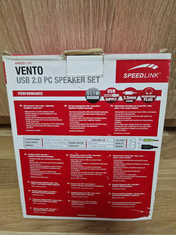 SPEEDLINK VENTO USB 2.0 PC SPEAKER SET - 2