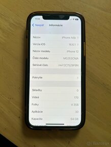 iPhone 12 64gb tmavomodrej farby - 2