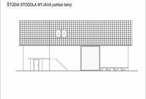 POLOSAMOTA STODOLA A POZEMOK 1080m2 PODKYLAVA -MYJAVA -VOĽNÁ - 2