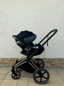 Cybex priam 4.0 rose gold - deep black - 2