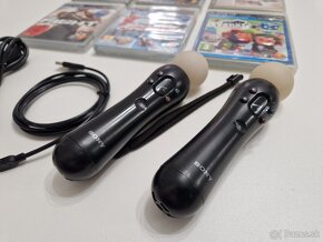 PlayStation 3 Move set - 2x pohybový ovládač+ 6 hier - 2