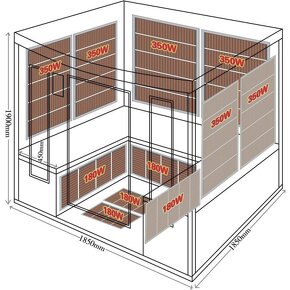 Predam Infra saunu pre 6 ludi France Apollon Club Sauna - 2