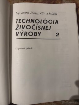 Predám knihu Technológia živočíšnej výroby 2 - 2