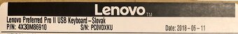 Lenovo Preferred Pro II USB - Slovak ,nova nerozbalena - 2